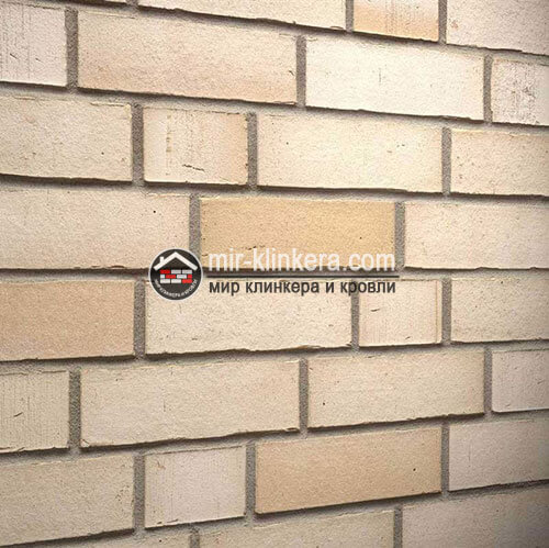 Клинкерный кирпич Feldhaus Klinker K911NF vario crema albula