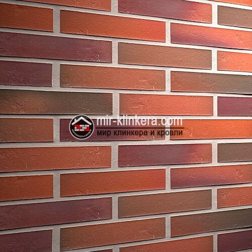 Клинкерная плитка Feldhaus Klinker R714DF14 accudo carmesi bluastro