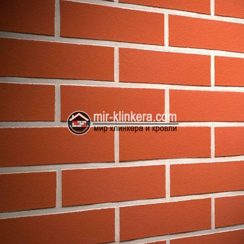 Клинкерная фасадная плитка Feldhaus Klinker R400NF11 Carmesi liso
