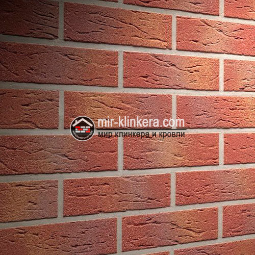 Клинкерная фасадная плитка Feldhaus Klinker R332NF9 Carmesi multi mana