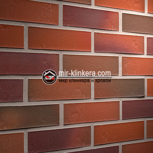 Клинкерная плитка Feldhaus Klinker R714NF14 accudo carmesi bluastro