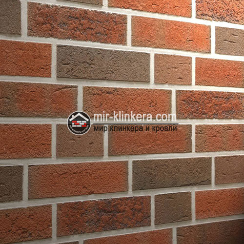 Клинкерный кирпич Feldhaus Klinker K377WDF (215x102x65) lava maron rustico