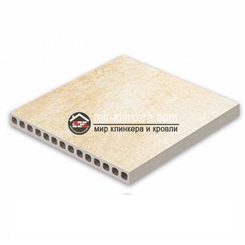 Террасная клинкерная плита Stroeher Keraelement Terio Tec 920 weizenschnee 40*40*35 см