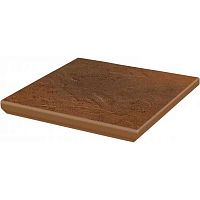 Ступень клинкерная Paradyz Semir Beige Капинос угловая 330x330 мм