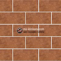 Напольная клинкерная плитка Stroeher Keraplatte Roccia 841 rosso
