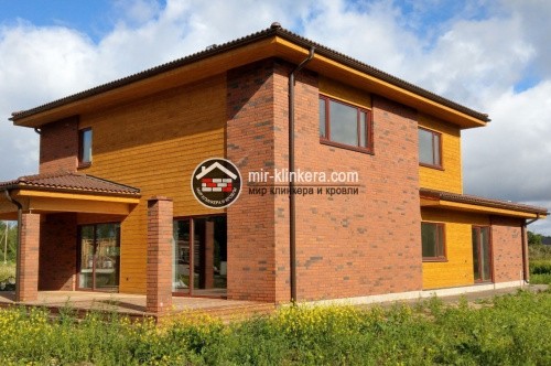Кирпич лицевой Terca (Терка) Red flame гладкий фото 3