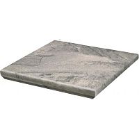 Ступень клинкерная Paradyz Mattone Pietra Grafit Капинос угловая 330х330 мм