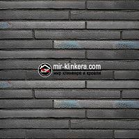 Клинкерная фасадная плитка Stroeher Riegel 50 456 schwarz-blau ригель формат