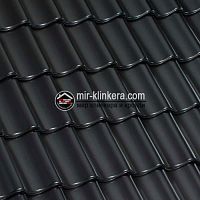 Керамическая черепица Laumans (Лауманс) Ideal Variabel NR. 40 Schwarz-Satinert