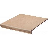 Ступень клинкерная Paradyz Mattone Sabbia Beige Капинос рядовая 330х300 мм