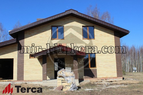 Кирпич облицовочный Terca Rosso каре фото 5