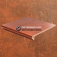 Ступень клинкерная-флорентинер ABC-Klinkergruppe «Granit» Rot