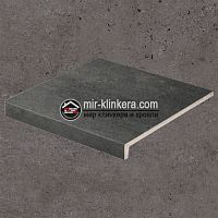 Ступень прямоугольная угловая Loftstufe Stroeher Gravel Blend 963 black