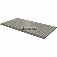 Ступень плоская клинкерная Paradyz Carrizo Grey рядовая 300х600х8,5 мм