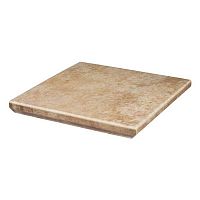 Ступень клинкерная Paradyz Ilario Beige Капинос угловая 330х330 мм