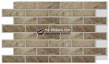 Фасадная термопанель "Европа" (ППС) с плиткой Paradyz Matone Pietra Beige