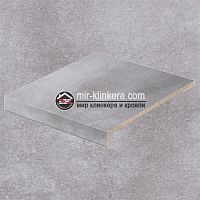 Клинкерная прямоугольная ступень рядовая Loftstufe Stroeher Aera 705 betone