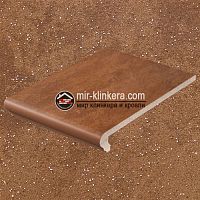 Клинкерная ступень флорентинер Stroeher Keraplatte Roccia 841 rosso
