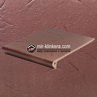 Ступень клинкерная-флорентинер ABC-Klinkergruppe «Antik» Weinrot