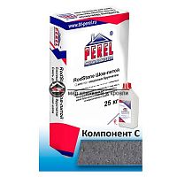 Раствор для заполнения швов Perel «RodStone Шов-литой», Тёмно-серый, 25 кг + компонент С
