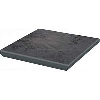 Ступень клинкерная Paradyz Semir Grafit Капинос угловая 330х330 мм