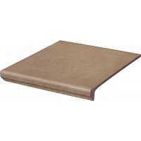 Ступень клинкерная Paradyz Mattone Sabbia Brown Капинос рядовая 330х300 мм