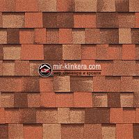 Гибкая черепица Тегола (TEGOLA) COMFORT CORTINA, Terracotta 404