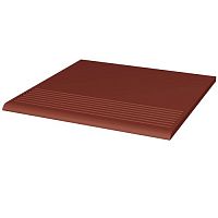 Ступень плоская клинкерная Paradyz Natural Rosa Duro рядовая 300х300 мм
