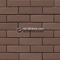 Кирпич клинкерный ЛСР Кёльн коричневый винтаж с рваной фаской 250*85*65 мм