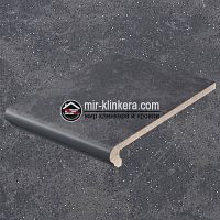 Клинкерная ступень флорентинер Stroeher Keraplatte Roccia 845 nero