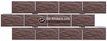 Цокольная термопанель "Европа" (ППС) с плиткой Beryoza Ceramica Aragon Brown