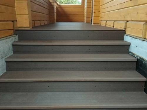 Ступень пустотелая CM Stair Эбен 3000х305х35 мм фото 2
