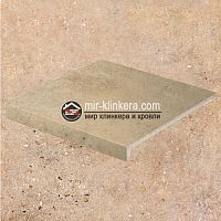 Ступень прямоугольная угловая Loftstufe Stroeher Gravel Blend 961 brown